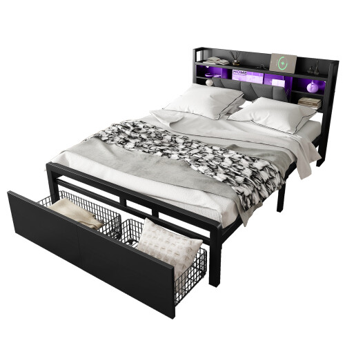 Metal Bed, Iron Bed, 4ft6 double bed 135×190cm 2