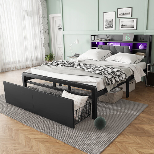 Metal Bed, Iron Bed, 4ft6 double bed 135×190cm