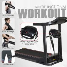 Treadmill Electric Massager & Incline Foldable Motorized Running Machine Home