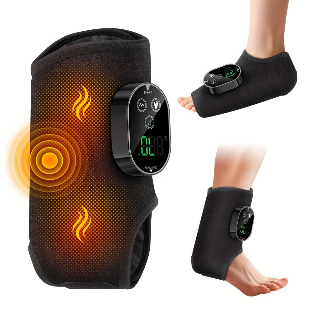 Closkye Black (Black) A Multifunctional Foot Massager With Vibration And Heating Features: 3 Massage Modes And 6 Heating Levels; 3000Mah Large Capacity Battery