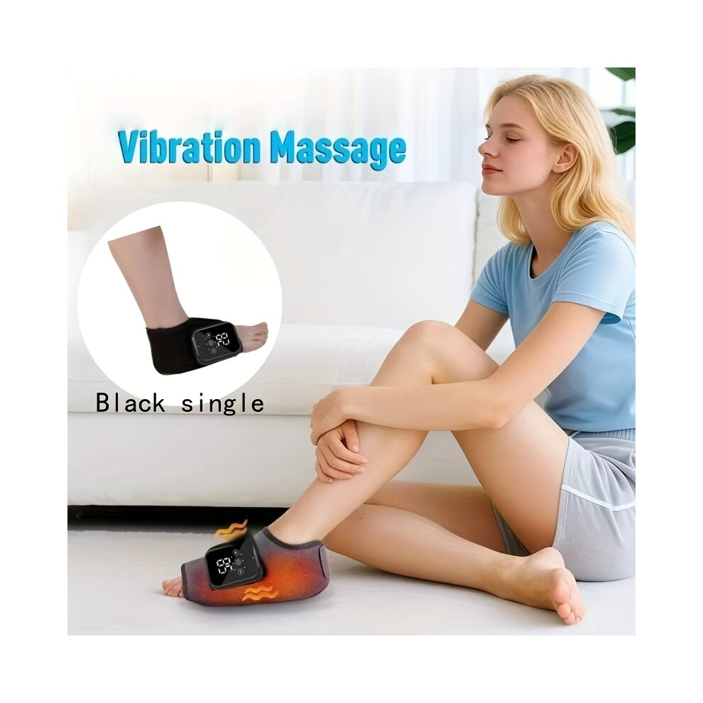 Closkye Black (Black) Portable Foot Massager With, 3-Speed Vibration Modes & Lcd Display, Usb- Pad & Massager Device For,, /Fibromyalgia - Compact & Design