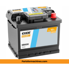 Exide EB500 Excell Car Battery 079SE -12V 50Ah, 4 Years Warranty