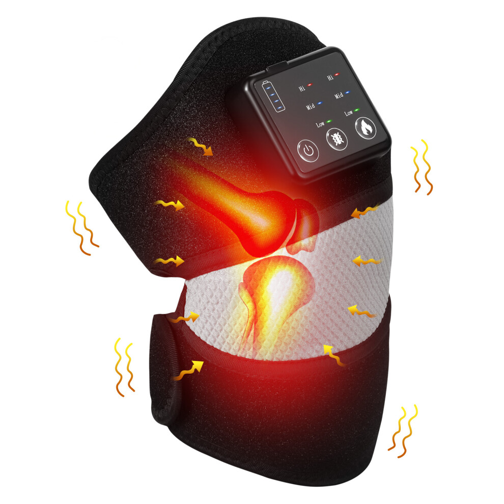 Closkye (Black) Knee Massager For Pain ReliefâKnee, Shoulder And Elbow Supports, Particularly Suitable For Pain Relief.