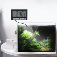 Digital Car & Aquarium Thermometer - Indoor/Outdoor, Dual Temp, ABS, 5.7x3.8cm
