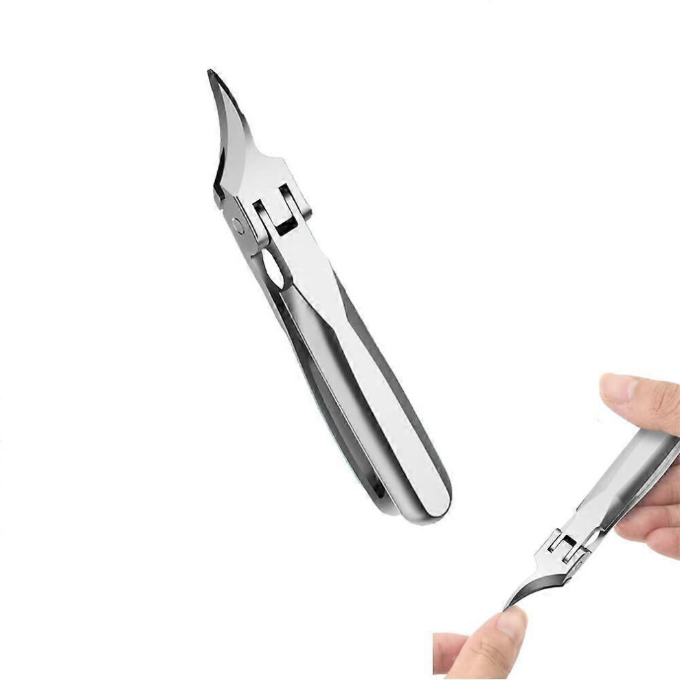 Ingrown Toenail Clippers with Precision Angled Blade, Ergonomic Grip Stainless Steel Removal Tool