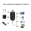 Δέκτης ήχου Bluetooth 4.0 Πομπός Mini Stereo Bluetooth για AUX USB 3.5mm 5