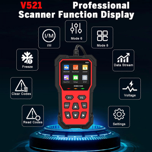 Professional Auto Diagnostic Scan Tool Quick Error Code Identification for Car Efficient Troubleshooting and Maintenance Multicolor 1