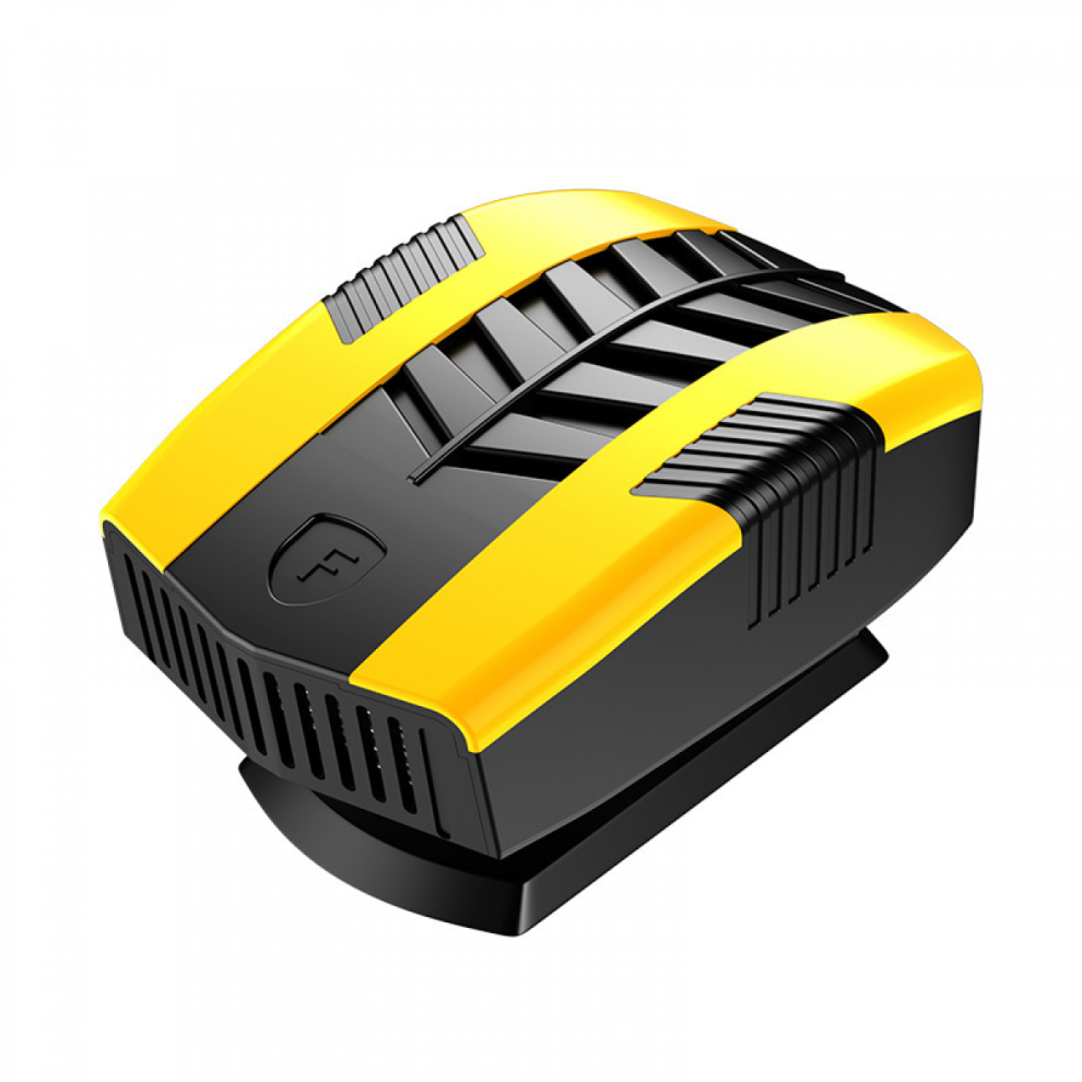 12V 1800W Car Heater With Rapid Heating And 360 Adjustable Airflow For Windshield Defrost, Yellow 6485316679241