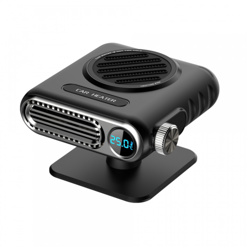 12V Car Heater with Digital Display Fast Windshield Defogger for Winter Cabin Use