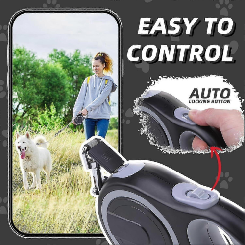 25-26 Anti-bite retractable dog leash, 16 feet, suitable for walking 1