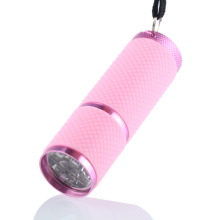 Helle Mini-Taschenlampe mit 9 LEDs, tragbare Taschenlampe mit Leuchtfunktion