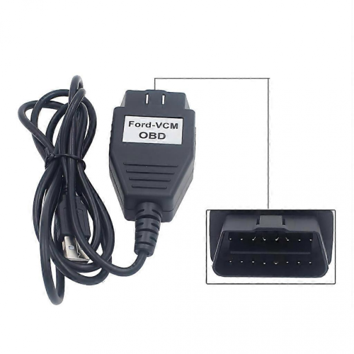 Compatible con la interfaz de diagnóstico OBD VCM Cable USB FOCOM Soporte multilingüe 2