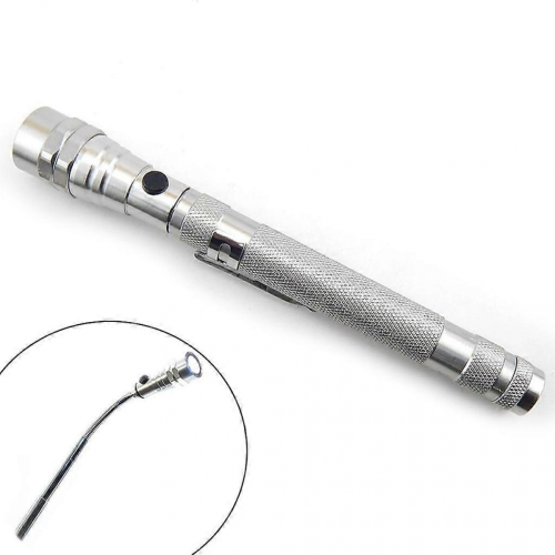 Telescopic Magnet Powerful 3 LED Torch Flashlight Magnetic Lamp Pick Up Tool 1