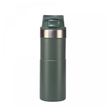 16oz Leak Proof Stainless Steel Travel Mug, BPA Vacuum Insulated Coffee Tumbler Green