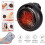 900W Mini Plug In Electric Heater with LED Timer 5