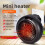 900W Mini Plug In Electric Heater with LED Timer 2