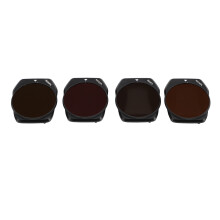 Set di 4 filtri per fotocamera per drone: filtro polarizzatore NDPL, filtro riflettente ND8PL, ND16PL, ND32PL, ND63PL, compatibile con il drone AIR3S.