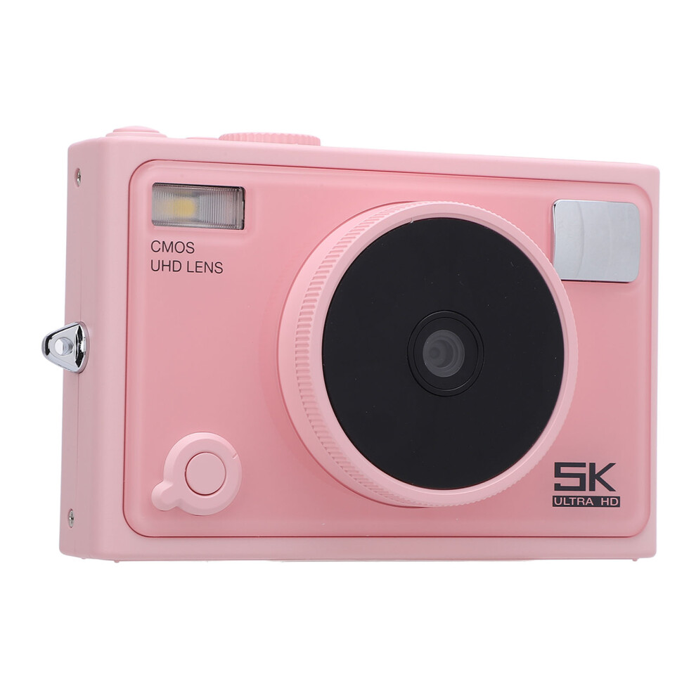 5K 72Mp Digital Camera Front Rear Dual Camera 2.8In Ips Screen Compact With Special Effects Filters Slow Motion Timelapse 1300Mah White 3805555901898