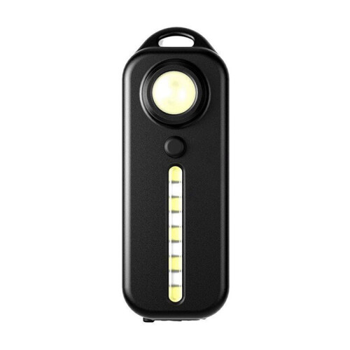 Outdoor Flashlight Pen Clip Safety Warning Light Rechargeable Flashlight Outdoor Multi-Function Shoulder Strap Light A
