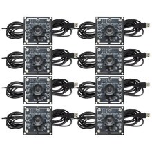 8pcs 100 Degree Camera Module 1MP OV9732 1280x720 USB Free Driver Manual Focus, with 3 Meter Cable for WinXP/7/8/10
