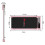 Compacte Loopband 1-6 km/u met 5% Helling Roze Inklapbaar 2