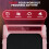 Compacte Loopband 1-6 km/u met 5% Helling Roze Inklapbaar 6