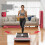 Compacte Loopband 1-6 km/u met 5% Helling Roze Inklapbaar 11