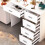 5 Drawers Makeup Dressing Table Vanity LED Mirror 7