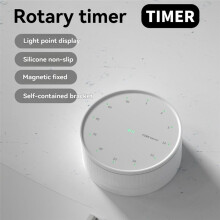 Multifunctional Kitchen Timer Countdown Clock Learning Cooking Baking Management Alarm Timer White