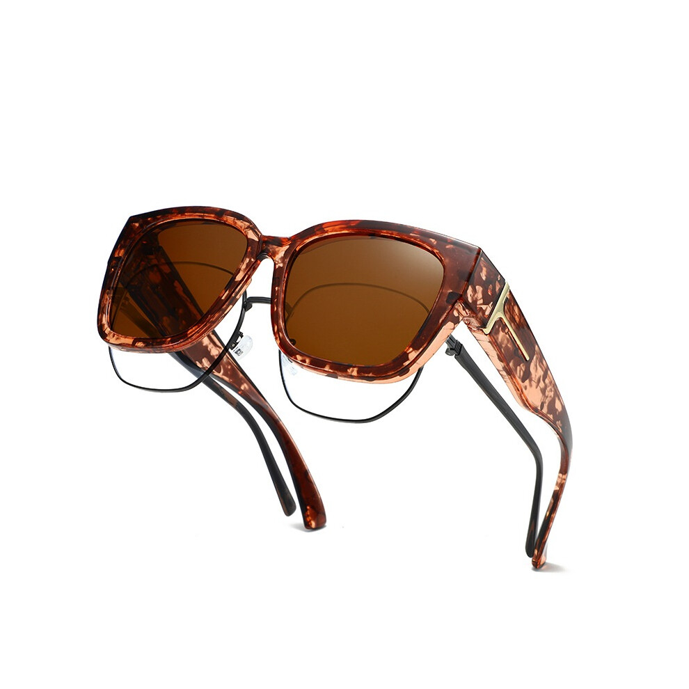 (C5) Over Glasses Sunglasses Womens Polarised Fit Over Sunglasses Ladies Sunglasses Over Glasses for Women UV400 Protection