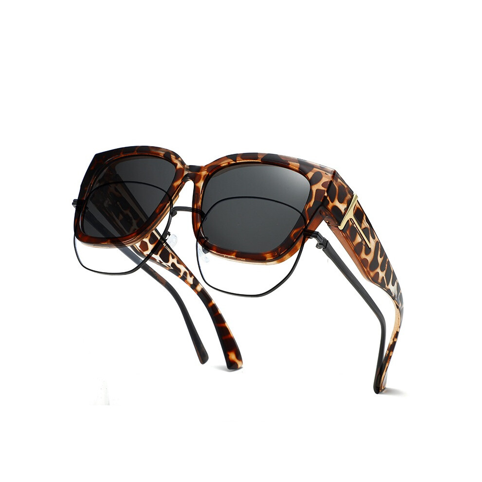 (C4) Over Glasses Sunglasses Womens Polarised Fit Over Sunglasses Ladies Sunglasses Over Glasses for Women UV400 Protection