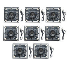 8PCS 100 Degree Camera Module 1MP OV9732 1280x720 30fps USB Camera Module Drive Free dla WinXP/7/8/10 z Kablem 60cm