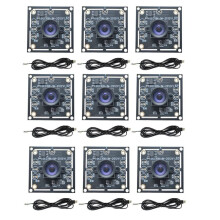 Módulo de Cámara de 100 Grados, 9 Piezas, 1 MP, OV9732, 1280 X 720, 30 Fps, Módulo de Cámara USB, Sin Unidad, con Cable de 1,5 M para WinXP/7/8/10