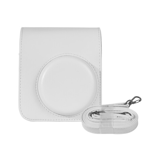 PU Leather Instant Camera Protective Case with Removable Adjustable Shoulder Strap for Fujifilm instax mini 12 1
