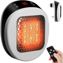Mini Electric Wall Plug In Heater Fan Space Heater