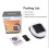 Mini Electric Wall Plug In Heater Fan Space Heater 9