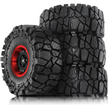RED SPIDER R Juego de 4 Llantas de Metal de 115 mm y 1,9 Pulgadas con Talón Bloqueado para Coche de Orugas 1/10 para Axial SCX10 Wraith RR10 Capra