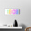 LED Large-Character Electronic Clock Bedside Alarm Clock Colorful Large-Screen Clock Black 5