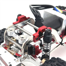 RC Car Upgrade Rear and Rear Shock Absorbers Kit for MJX 1/12 H12Y H12Y+ RC Car Upgrade Accessories Red