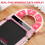 Loopband met Handgrepen 1-6 km/u met 5% Helling Roze 4