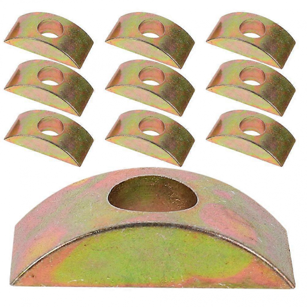 20Pcs Metal Half Moon Washer Connector For Furniture Zinc Alloy Furniture Connector Fittings Half Moon Spacer Washers (M8) 6083684803840