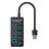 USB2.0 HUB Docking Station 4  with  Charging USB2.0 Hub Computer Splitter 1