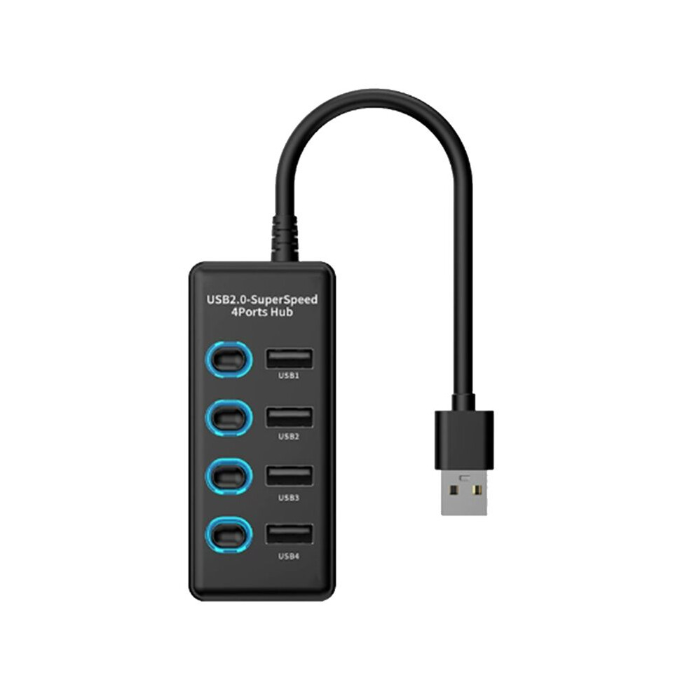 Usb2.0 Hub Docking Station 4 With Charging Usb2.0 Hub Computer Splitter 4712536745862
