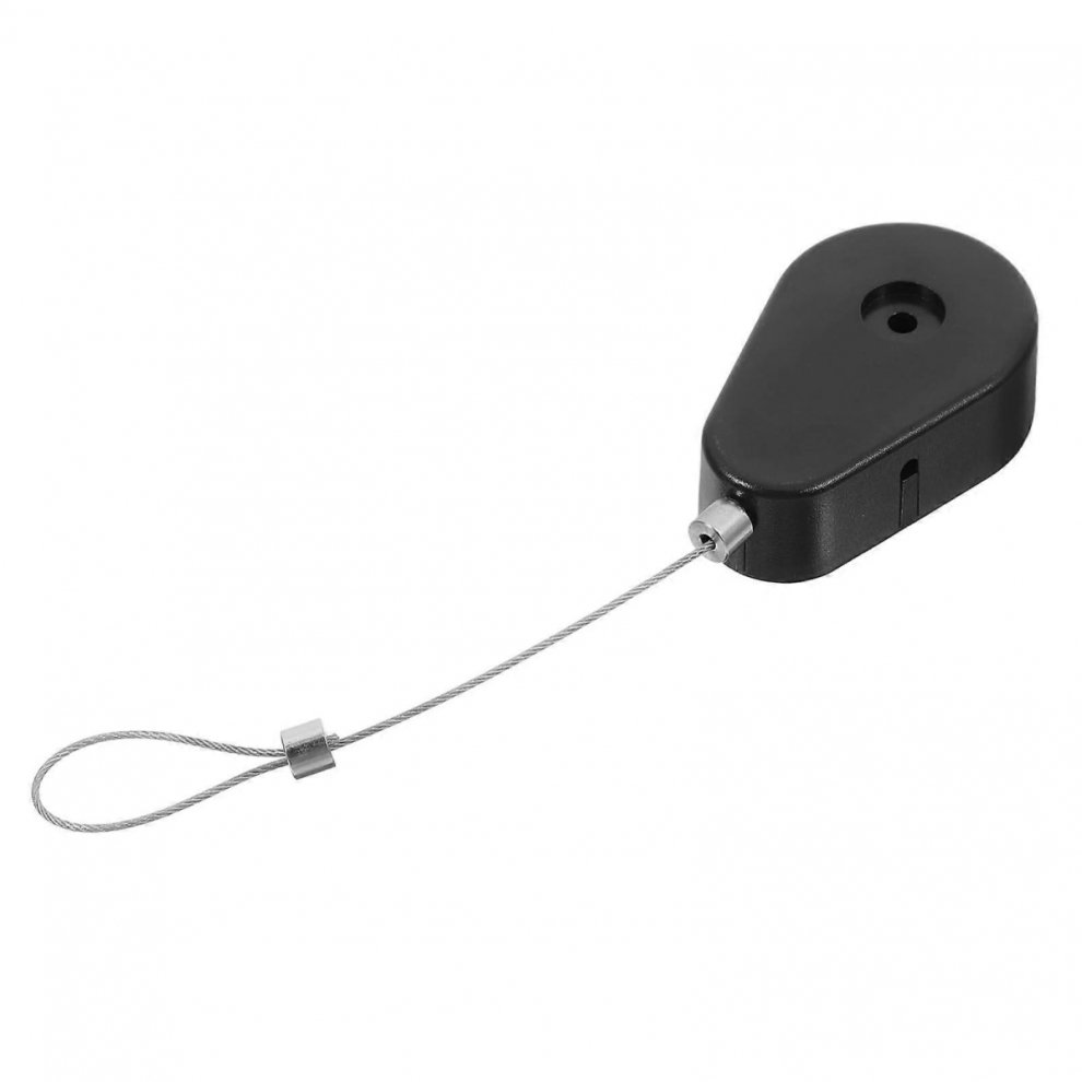 Anti Theft Retractable Cable Holder With Adjustable Steel Cord For Electronics And Retail Displays 6083684803727