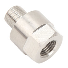 Öldruckanzeige Adapter 1/8 Zoll NPT männlich auf M10x1,0 weiblich für Auto Wasser Kraftstoff