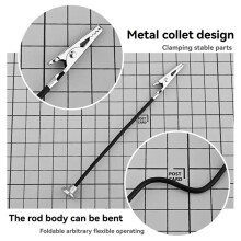 MS095 Flexibele Metalen Magnetische Clip met Opbergdoos Model Figuur Spuitklem voor Plastic Model Schildergereedschap Hobby DIY