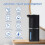 Liquid Soap Dispenser, Automatic Soap Dispenser,400ml Automatic Soap Dispenser Touchless, for Bathroom, Kitchen,Hotel 4