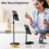 Mobile Phone Holder Mount 360 Rotatable Live Broadcast Bracket Height Adjustable Desktop Smartphone Stand Holder White 4