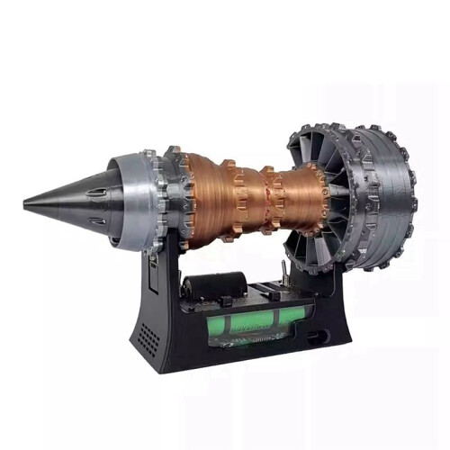 TR900 Turbofan Engine Model Aircraft Engine Kit Turbojet Engine Model Supercharged Aircraft Engine Replica 2
