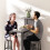 Homcom HOMCOM 3 Pieces Dining Room Set, 6-Tier Dining Table and Stools, Natural 9